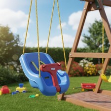 Adjustable 2-in-1 Snug Swing for Kids 9 to 4 - Secure  Safe Play