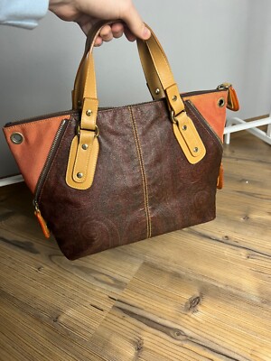 Etro bag Brown and Tan Women\'s Paisley Bag s-l400.jpg main image 2