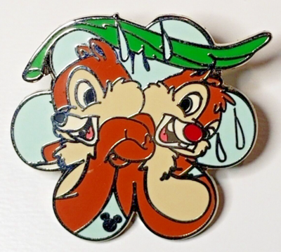 WDW 2008 Chip and Dale Hidden Mickey Season Spring Rain Disney