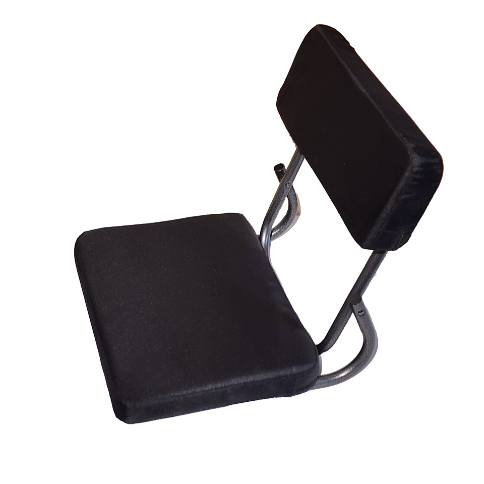 ACADEMY SPORT METAL FRAMED FOLDING CUSHIONED OUTDOOR STADIUM SEATS