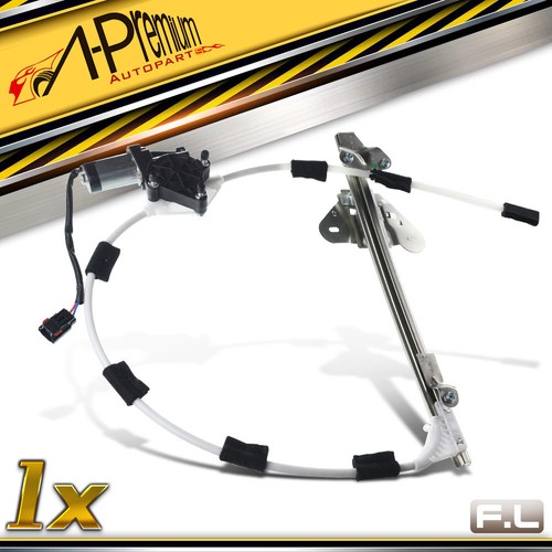 Apremium 1x Front Left Window Regulator W/ Motor for Jeep Cherokee XJ