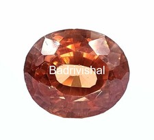 One Time Sale Orange Sapphire Natural Ceritified 63 Ct Oval Cut Gemstone 4JUJ
