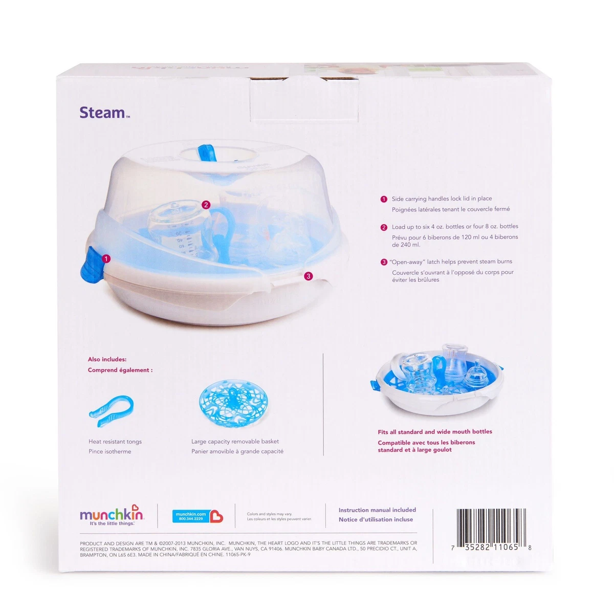 Munchkin steamer top