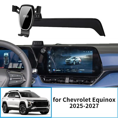 Car Phone Holder for Chevrolet Equinox 2025 2026 11.3inch GPS Gravity Bracket