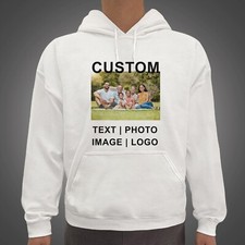 Custom 3D Print Hoodie - Design Your Own Pullover Sweatshirt For Men & Women, Personalized Funny Graphic Hooded Top