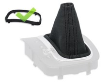 SCHALTMANSCHETTE FUR VW GOLF 6 DSG automatik SCHALTSACK ALCANTARA + RAHMEN