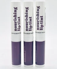 3-Pack Bath & Body Works Nourishing Lip Tint Balm Royal Plum 0.06 oz