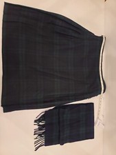 Scottish Kilt And Matching Scarf