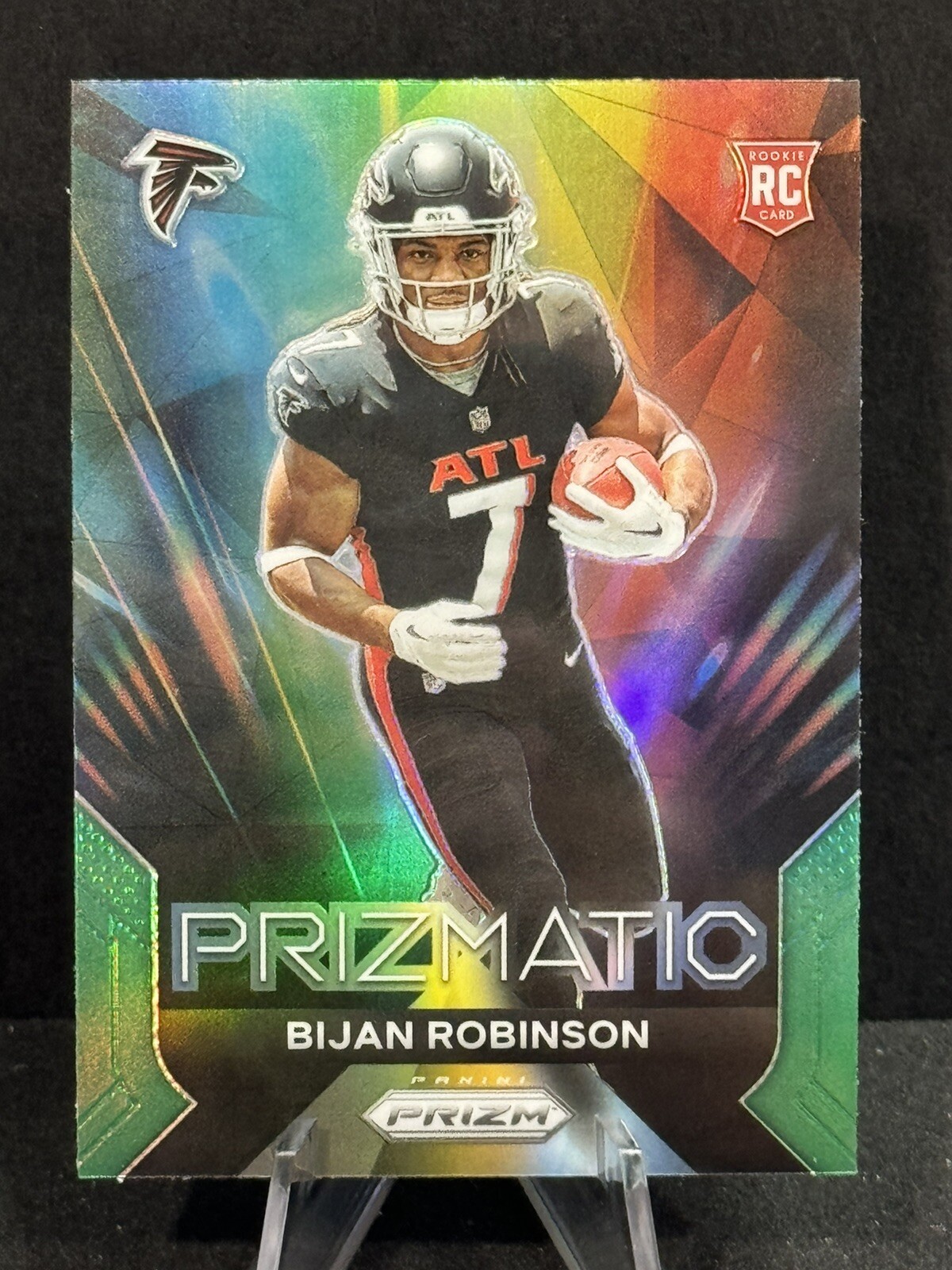 BIJAN ROBINSON 2023 PANINI PRIZM PRIZMATIC ROOKIE GREEN FALCONS RC Q2242