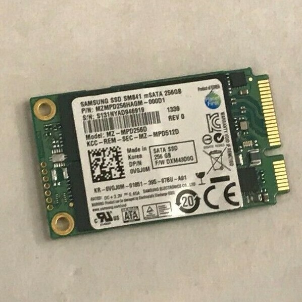 DELL LATITUDE E7240 OEM 256GB SSD mSATA DRIVE, MZ-MPD256D, VGJ0M