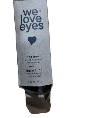We Love Eyes - Tea Tree EYELID AND EYELASH CLEANSING OIL ,  30ml - 1 OZ