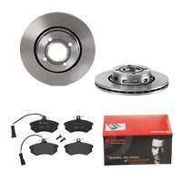 Brembo Bremsscheiben Ø280MM + BremsbelÄGe Vorne FÜR Audi Coupe B3 Skoda Vw Seat