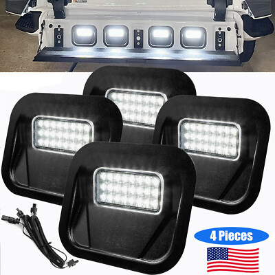 4x Rear Tailgate Step Light For GMC Sierra Silverado 1500HD 2500 3500HD MultiPro
