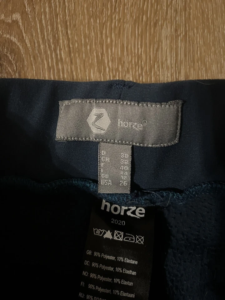 Horze Full Seat Breeches Womens 26 Blue Equestrian Riding Stretch - Image 3 of 3
