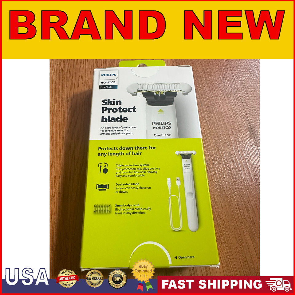 Philips OneBlade Trim & Shave Design for Pubic Grooming , Skin protect