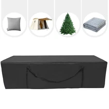 Black 2pcs Patio Cushion Storage Bag Cushion Storage Bag 9.84*7.87*1.97 in NEW