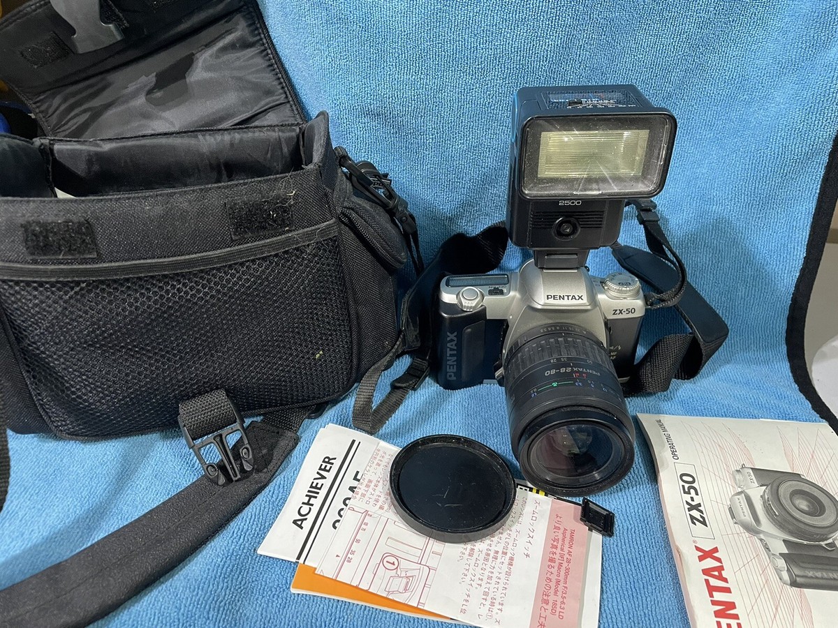 Pentax ZX-50 Camera And Visitation Zoom Thyristor 2500 28-80 Zoom