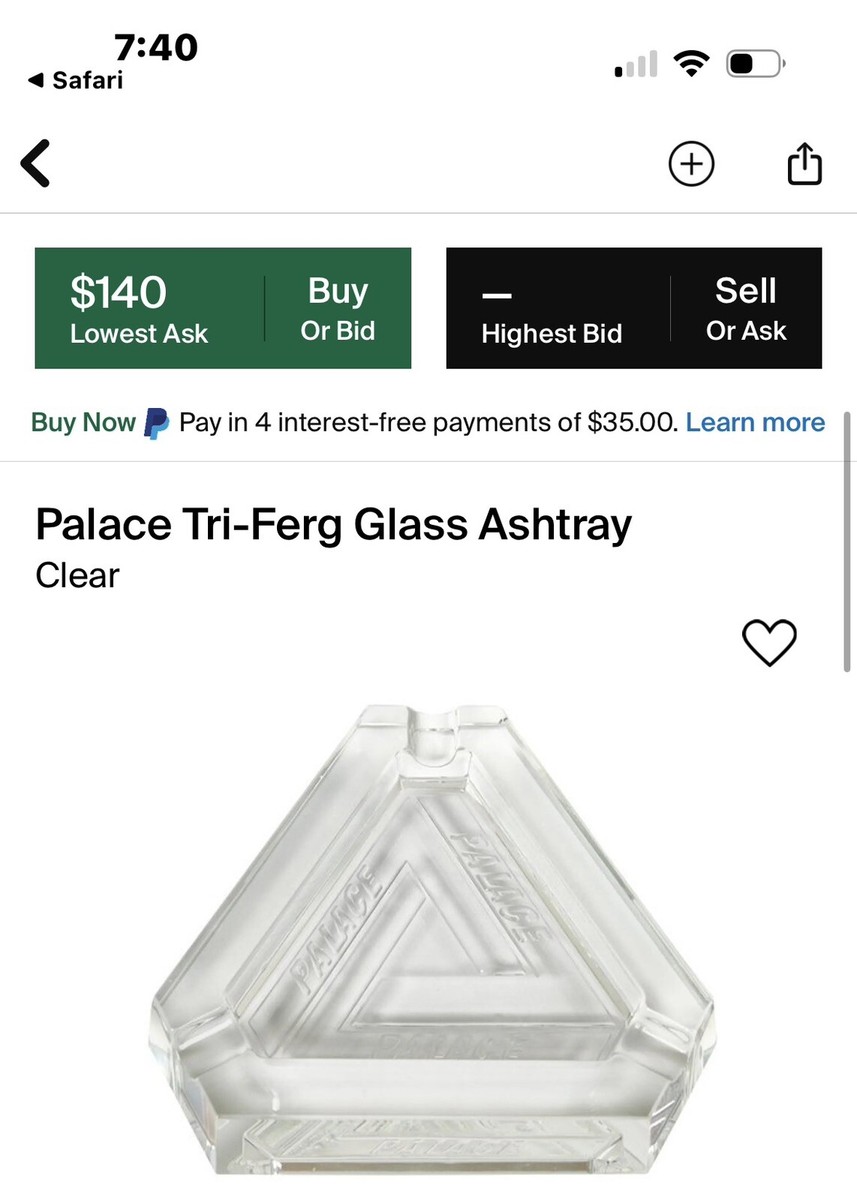 PALACE TRI-FERG CERAMIC ASHTRAY 灰皿 【公式通販】