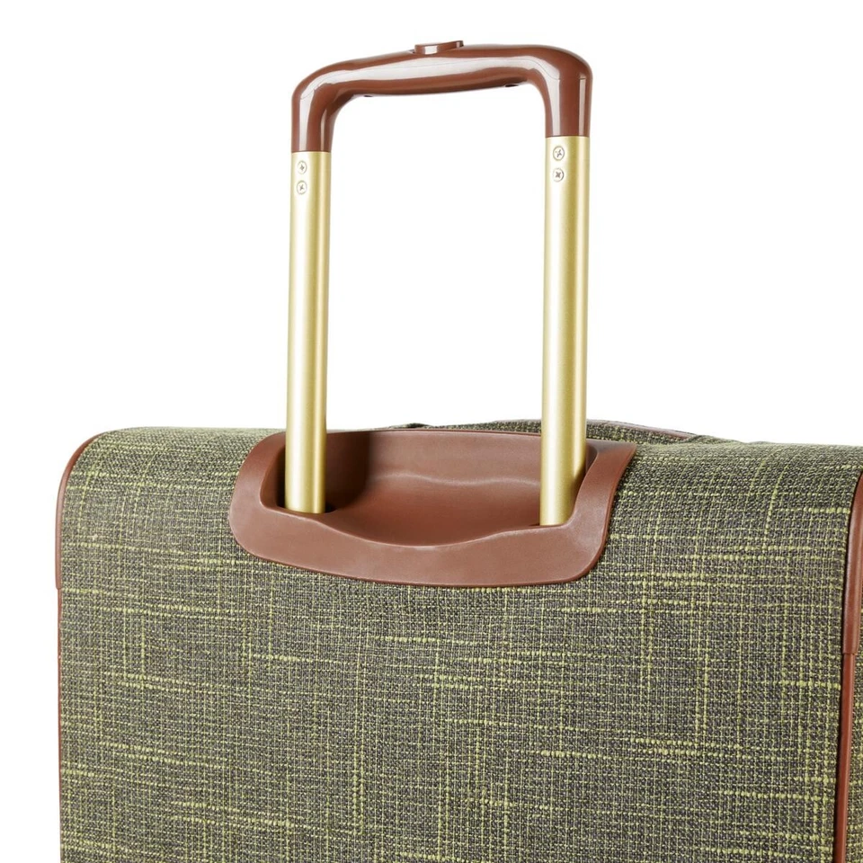 *Juego de equipaje Samantha Brown vintage de 2 piezas de tweed - negro Foto 4 de 4