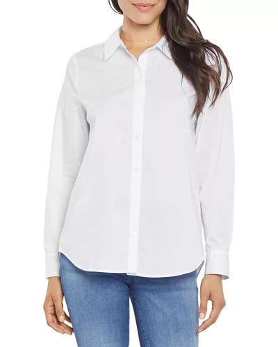 NYDJ Everyday Button Down Shirt MSRP 
