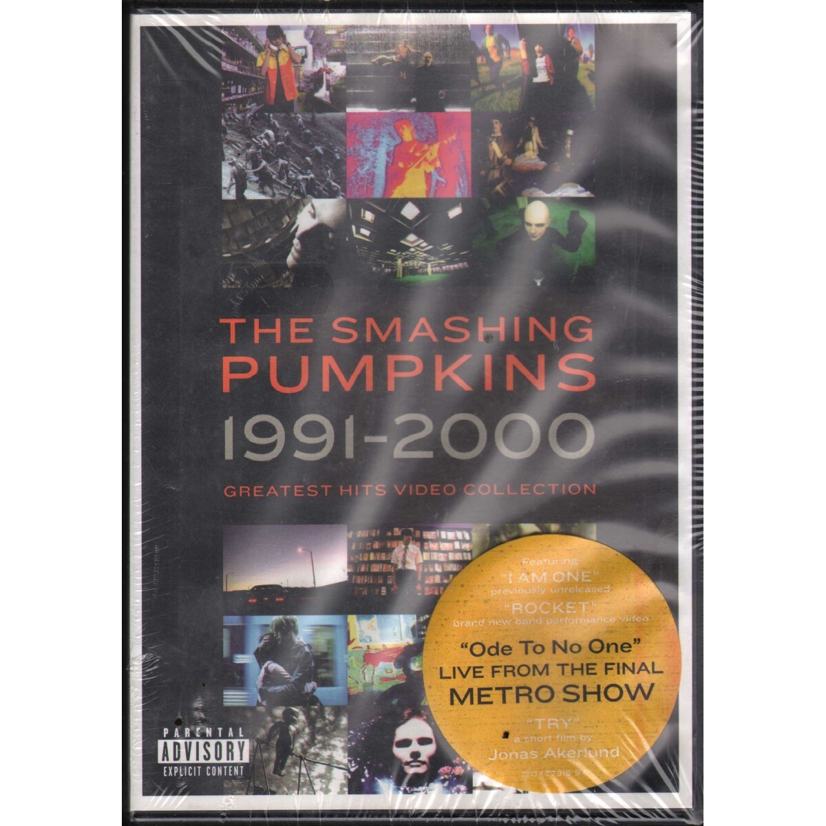 The Smashing Pumpkins DVD 1991- 00 Greatest Hits Video Collection Virgin – 72434
