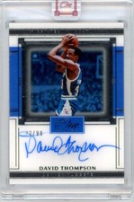 2020-21 Panini One And One First-Team Signatures #FTD-DVT David Thompson #22/99
