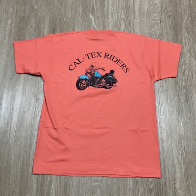 Cal-tex Riders Shirt L 90s California Texas Harley Chopper Motorcycle Biker Tee