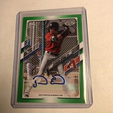 2021 Topps Pro Debut Jeferson Espinal auto Autograph GREEN #06/99