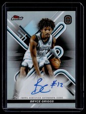 Bryce Griggs 2022-23 Topps Finest OTE Overtime Elite Refractor Auto Card #FA-BG