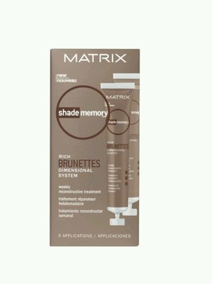 Matrix shade memory Wiederaufbaukur für braunes Haar 5X20ml