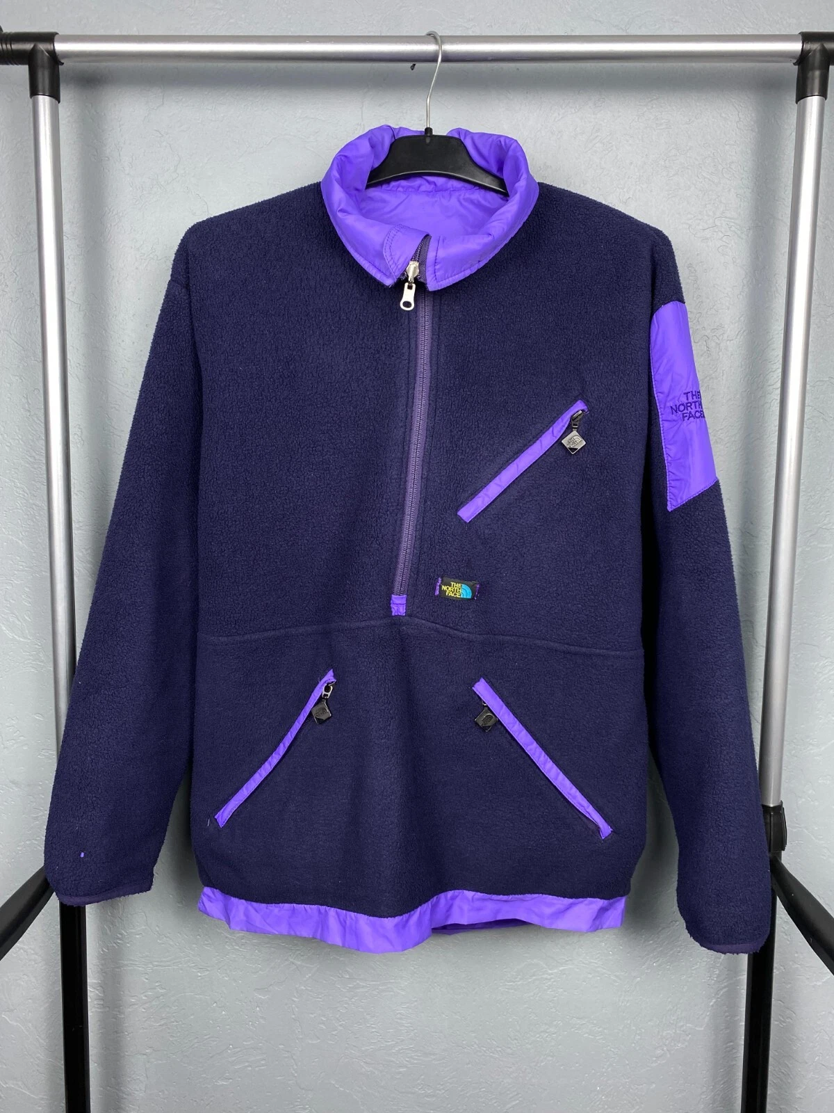 The North Face 90s Vintage Reversible Nylon + Fleece Jacket Size S