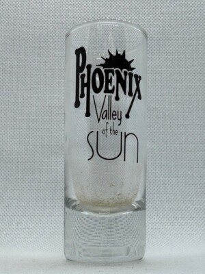 Phoenix Valley of The Sun Tall Clear Shot Glass