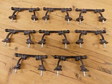 8 Handles Drawer Pulls T Bar Lot Rustic Cast Iron Farmhouse Cabinet Cupboard