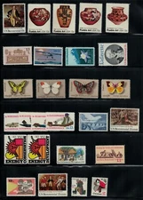 1977 COMMEMORATIVE SET OF TWENTY SEVEN U.S. POSTAGE STAMPS- MNH- BELOW FACE