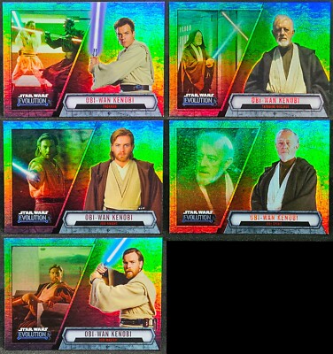 OBI-WAN KENOBI 2016 Star Wars Evolution Foil 18 - 22