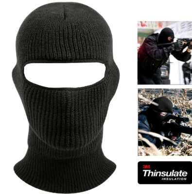 GREY THERMAL BALACLAVA THINSULATE SAS STYLE ARMY SKIING KNITTED