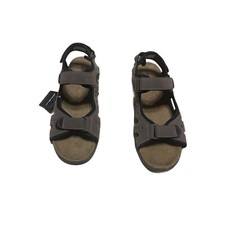 Eddie bauer Size 12 M Mens Sandals Hook  Loop Sling Back Brown