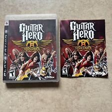 Guitar Hero: Aerosmith (Sony PlayStation 3 PS3, 2008) Complete CIB Tested