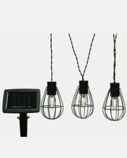 Lumineo LED Solar Metalowa rama String Light 350cm - 895178 (dostępne 4)