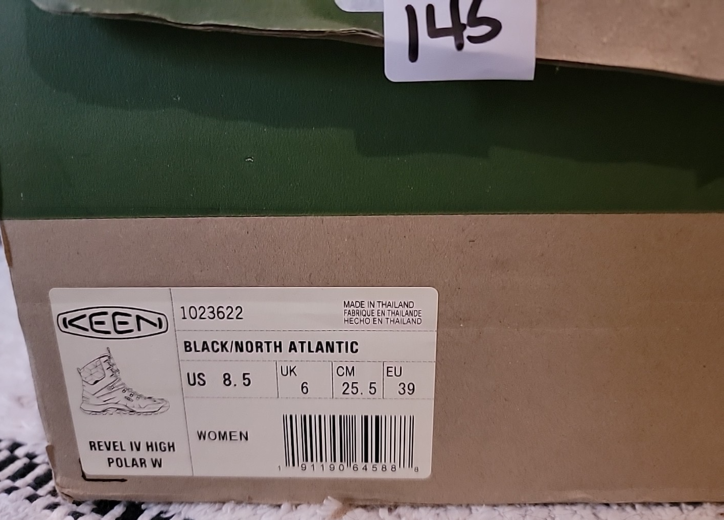 Stivali impermeabili KEEN donna taglia 8 5 M Revel IV 4 alti polari 1023622 nero nor