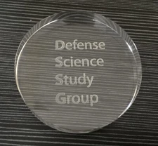 Defense Science Study Group Paperweight From General A.M. Gray U.S.M.C.