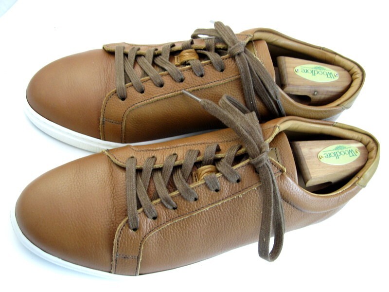 SAOLA Allen Edmonds "COURTSIDE" Sneakers eleganti derby da uomo in pelle 9 5 D noce (240N)