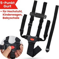 5-Punkt Kinderschutzgurt Hochstuhl Anschnallgurt Kinderwagen Sicherheitsgurt