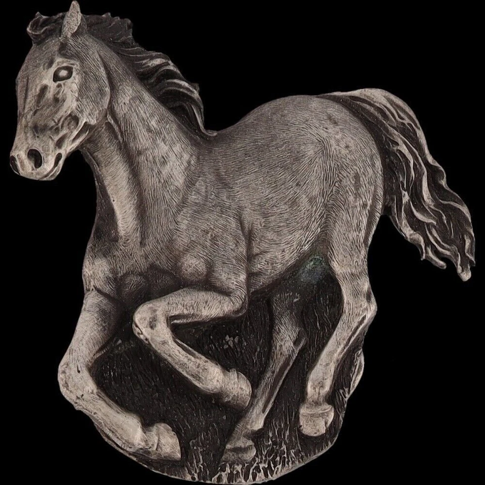 Caballo Salvaje Suroeste Vaquera Rodeo Vaquero Western Años 70 Vintage Hebilla de Cinturón Foto 3 de 4