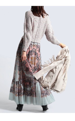 Etro Silk-Blend Midi Skirt Women's Size 10 NWT - Picture 3 of 4