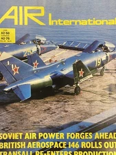 Vintage Commercial & Military Airplanes Aircraft Book - 1981 AIR International