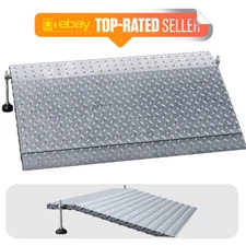 Door Threshold Ramp Handicap 3" to 6" Rise Doorway Wheelchairs Carts 1000LBS