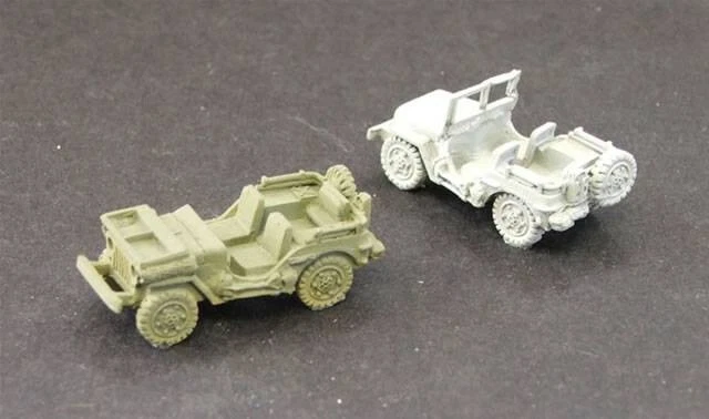 (WM) Command Decision 15mm WW2 British Jeeps CD-107 - Image 3 of 3