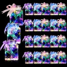 20 PCS 17oz LED Plastic Clear Shatterproof Glowing Fish Bowls Aquarium