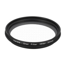 52mm Variable Star Filter 4-8 Points for Night Scenery Glassworks,1Pcs